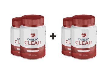 CardioClear Buy 2 Get 2 Free bundle — four bottles, most popular